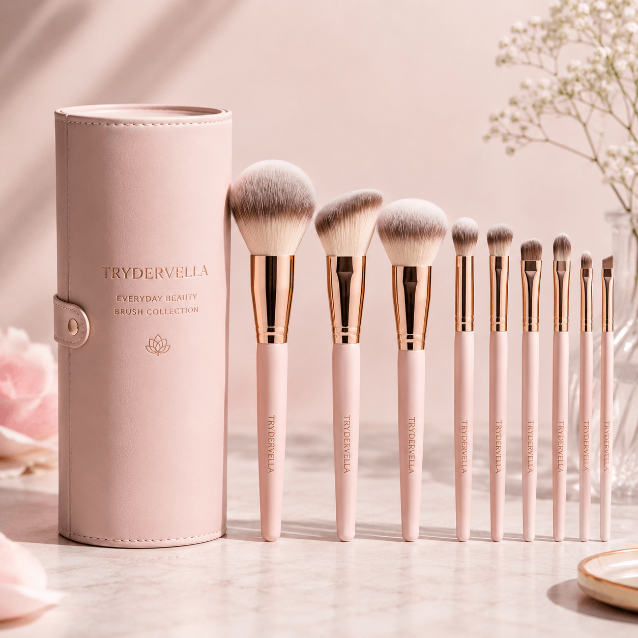 Trydervella Everyday Beauty Brush Collection