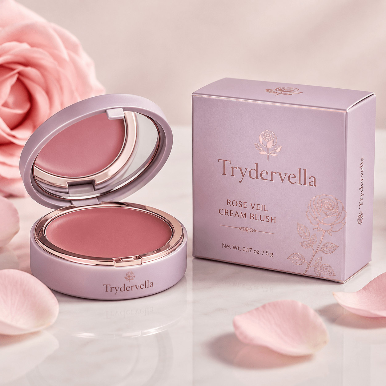 Trydervella Rose Veil Cream Blush