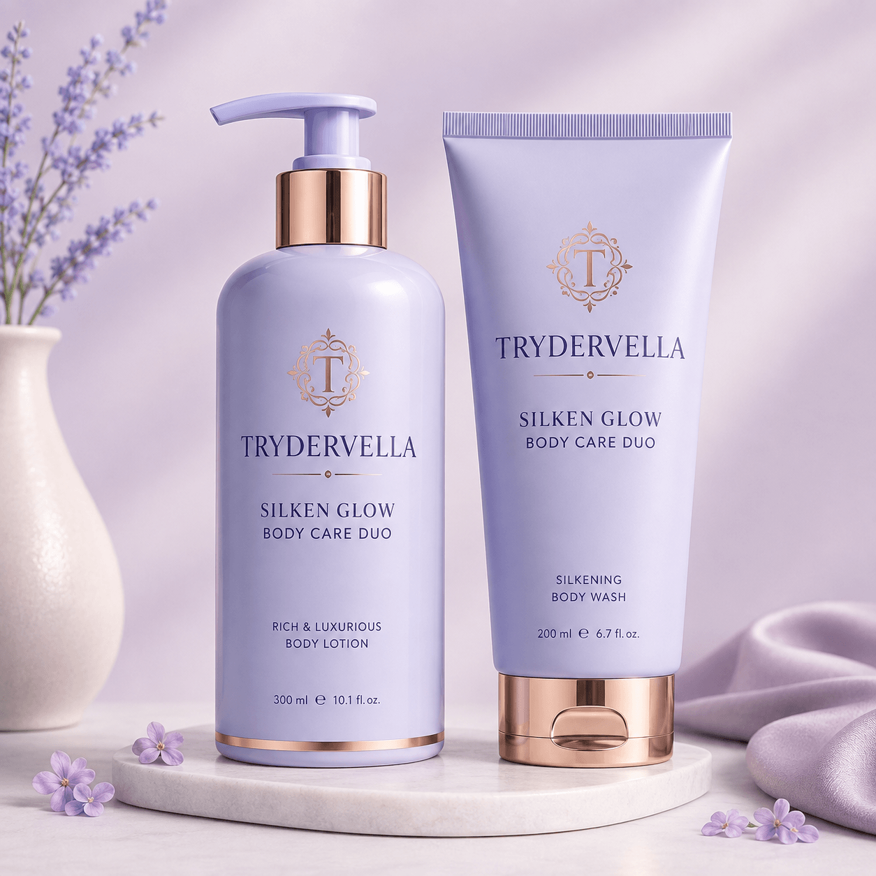 Trydervella Silken Glow Body Care Duo
